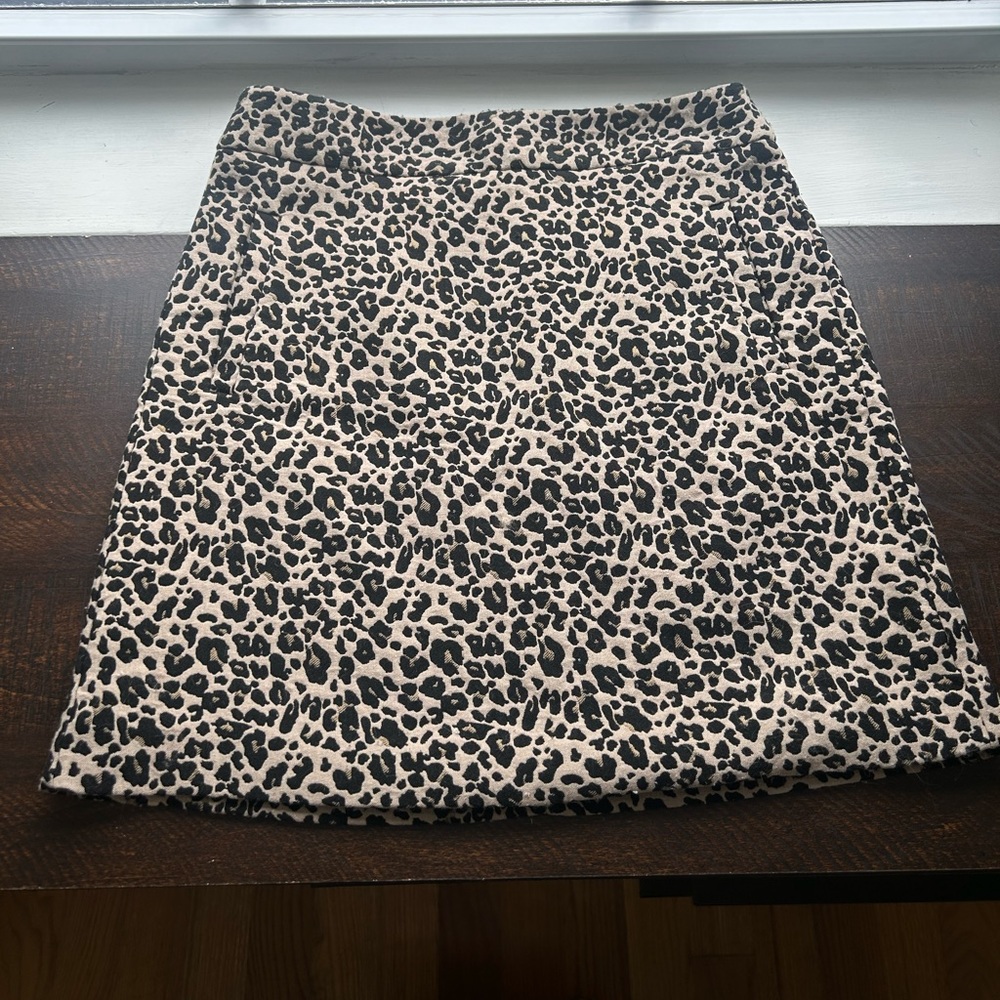 LOFT Cheetah Skirt